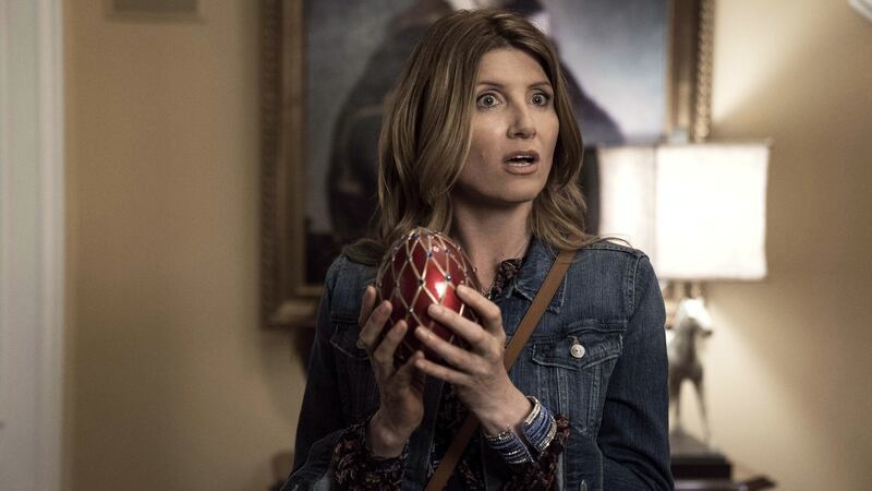Sharon Horgan in the new US comedy Game Night. Photograph:  Hopper Stone/SMPSP © New Line Cinema