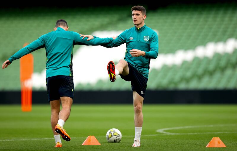 Lenihan is hoping to line out on Thursday against Norway, albeit he won't be testing himself against Erling Haaland. Photograph: Ryan Byrne/Inpho