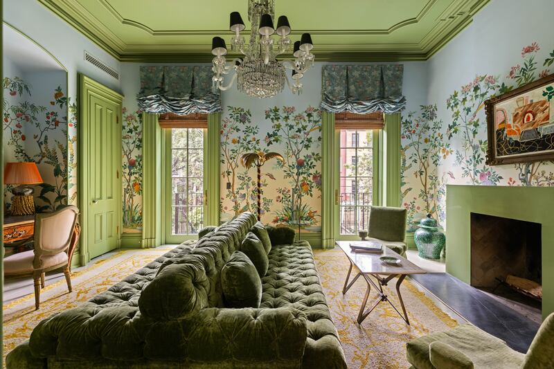 Lily Allen's Brooklyn brownstone. Photograph: Hayley Allen Day/Gambino Group