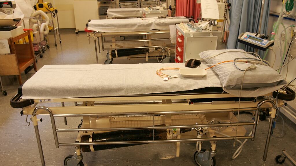 The number of patients staying on trolleys in Irish hospitals is expected to increase having reached a new record high yesterday. Photograph: Frank Miller