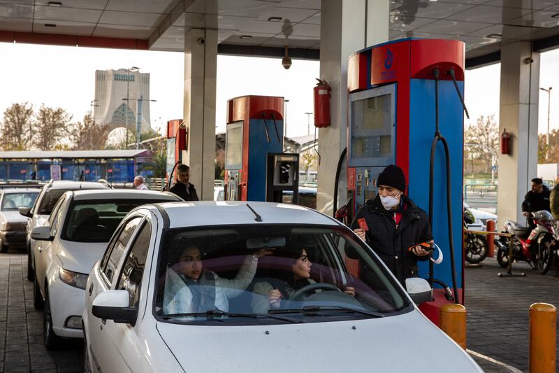 Protesters took to the streets of Tehran and other cities in Iran on Monday over surging inflation which has seen prices surge for fuel and other essentials. Photograph: Arash Khamooshi/The New York Times
                      