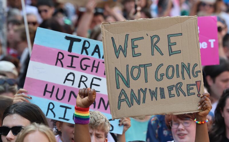 Intersex is an umbrella term for people born with biological sex characteristics that do not fit the typical binary notions of male or female bodies. Photograph: Dara Mac Dónaill