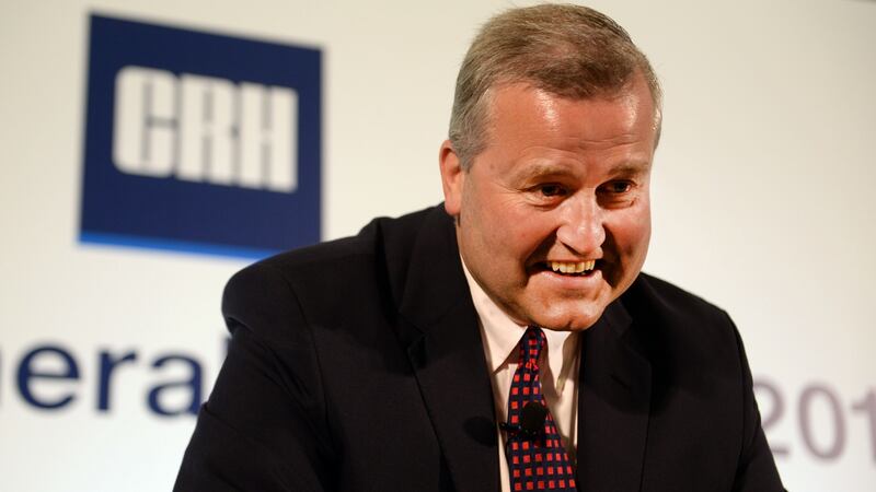Albert Manifold, chief executive of CRH: he retained his position as the highest paid executive on the list.  Photograph: Cyril Byrne