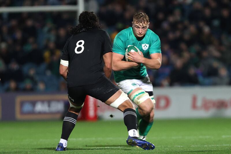 Gavin Coombes has had an excellent season for Munster. Photograph: Bryan Keane/Inpho