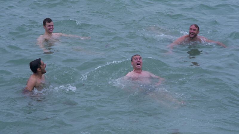 Reluctant water baby Rosenthal joins The Happy Pear gang for an early swim in Greystones