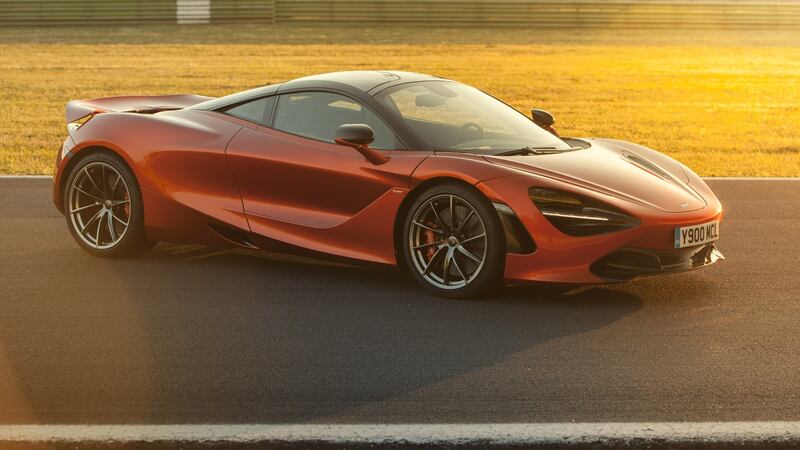 The McLaren 720S  does frightening things without ever feeling frightening, blistering into fast bends with a trace of understeer and with its constantly variable rear wing angle giving it delicious stability under heavy braking and direction changes