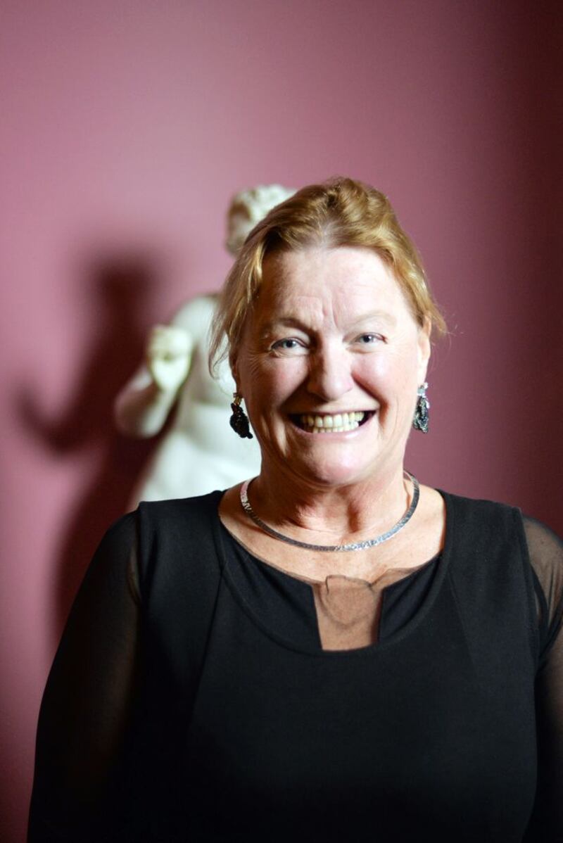 The winner of the competition, Elaine Hartigan.