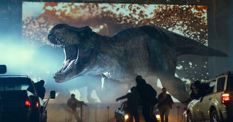 Jurassic World Dominion was one of the first and biggest productions affected by the pandemic. Filming began in February 2020 but shut down a few weeks later and did not resume until July that year.
