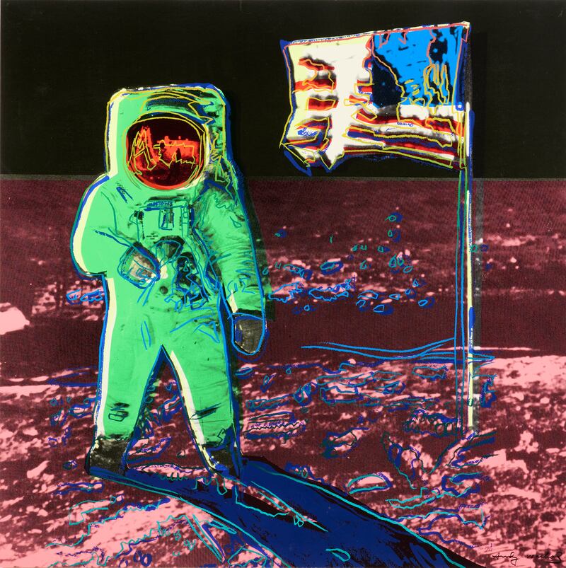 Andy Warhol Moonwalk screenprint (€200,000-€300,000), deVeres