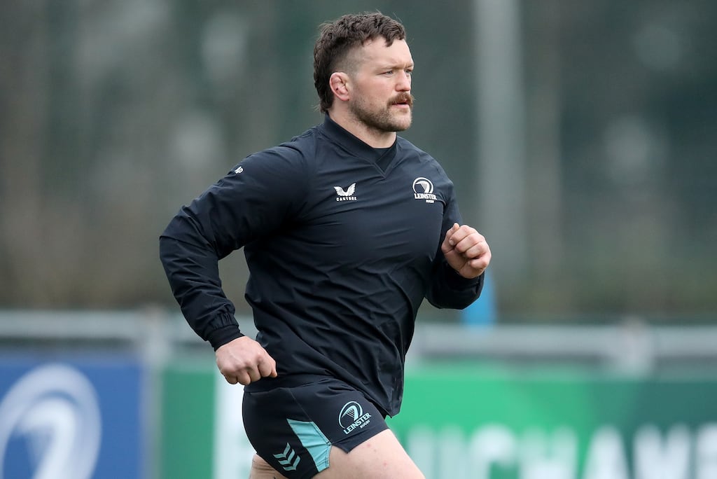 Leinster's Andrew Porter. Photograph: Grace Halton/Inpho