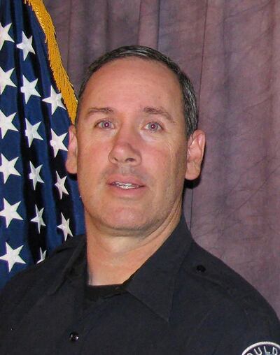 Boulder police officer Eric Talley, who was reportedly one of 10 people shot and killed by a gunman. Photograph: Boulder Police Department/EPA