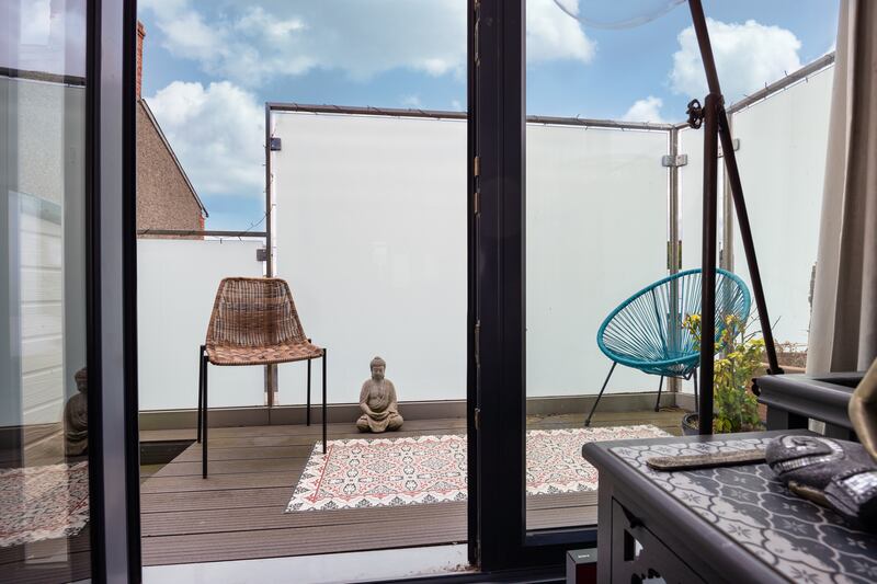 Terrace off bedroom