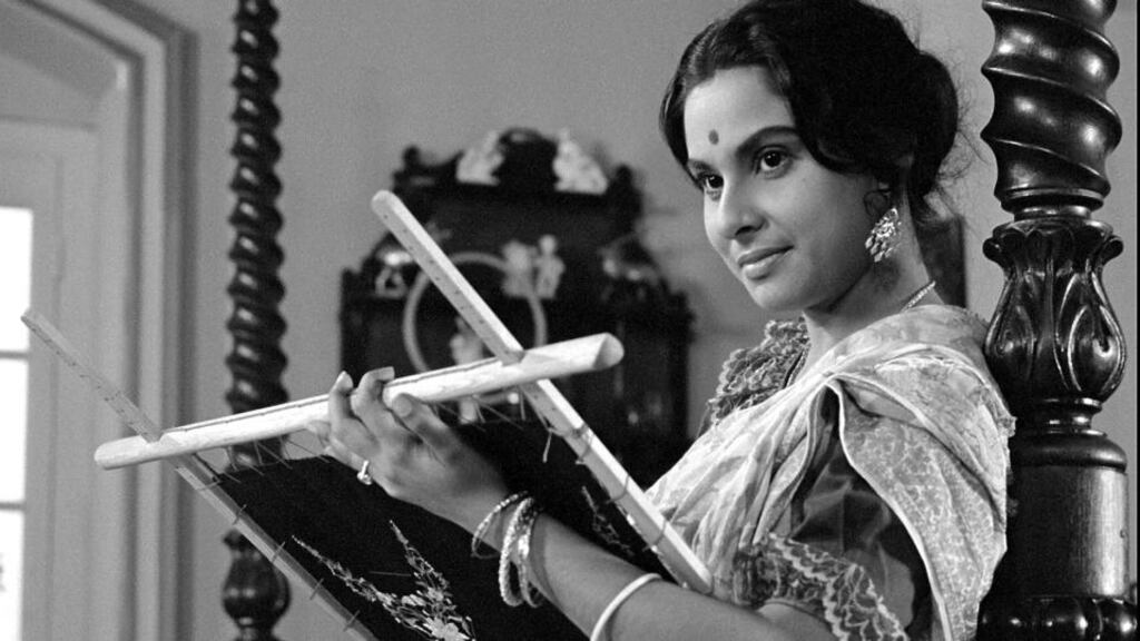 Perfect posture: Madhabi Mukherjee in Charulata (The Lonely Wife)