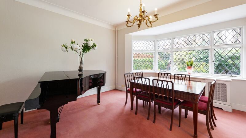 The dining room