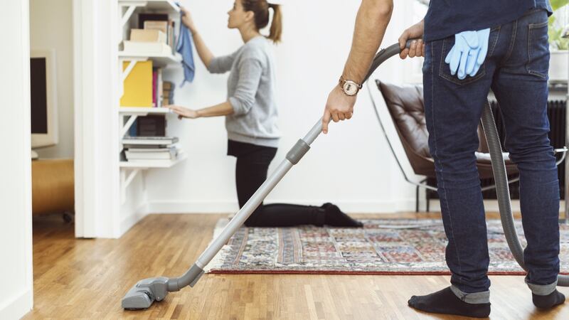 The division of chores will ebb and flow on a daily basis – so take an audit. Photograph: Getty
