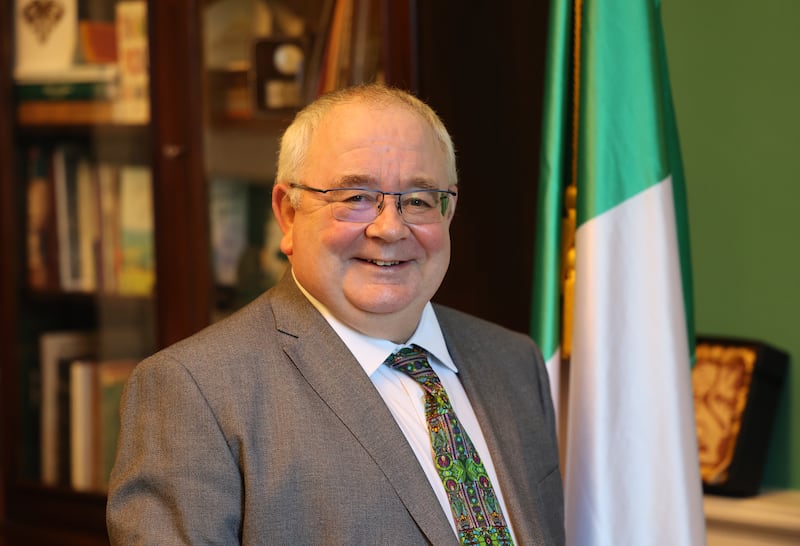Seán Ó Fearghaíl told the Dáil in 2022 that the Ceann Comhairle's robes were the subject of a Freedom of Information request. Photograph: Nick Bradshaw