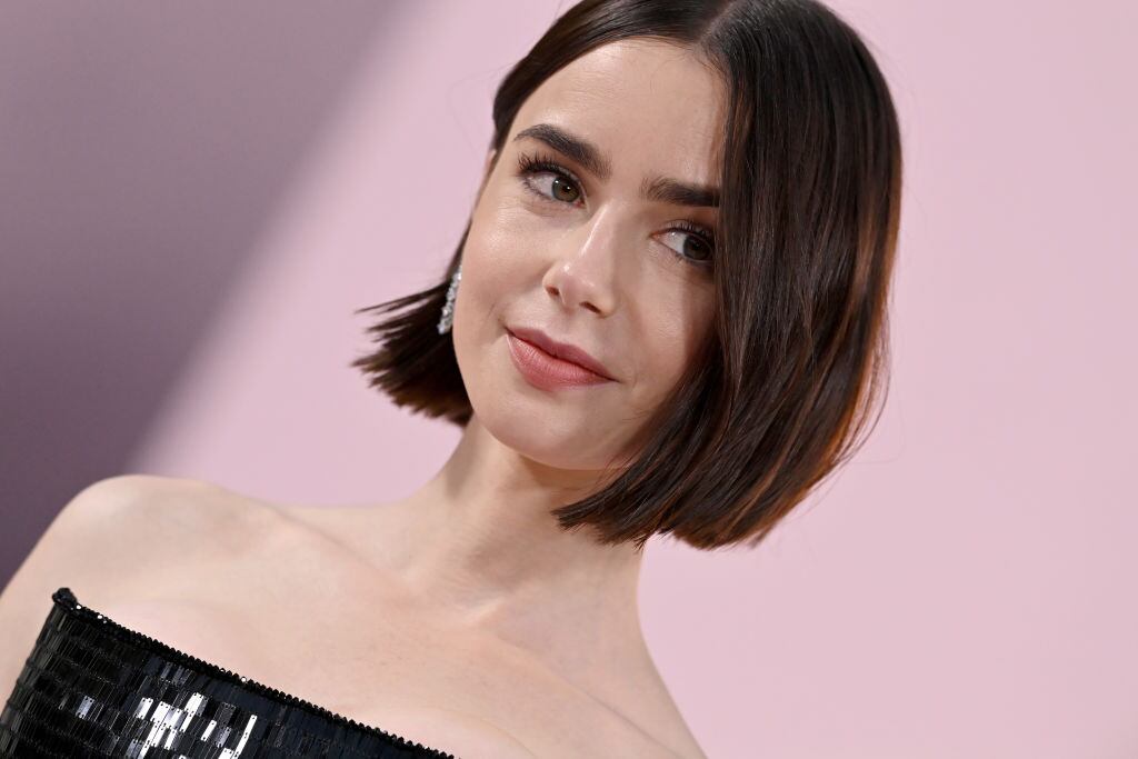 Emily in Paris series four finds Emily, played by Lily Collins, still merrily sowing chaos. Photograph: Axelle/Bauer-Griffin/FilmMagic