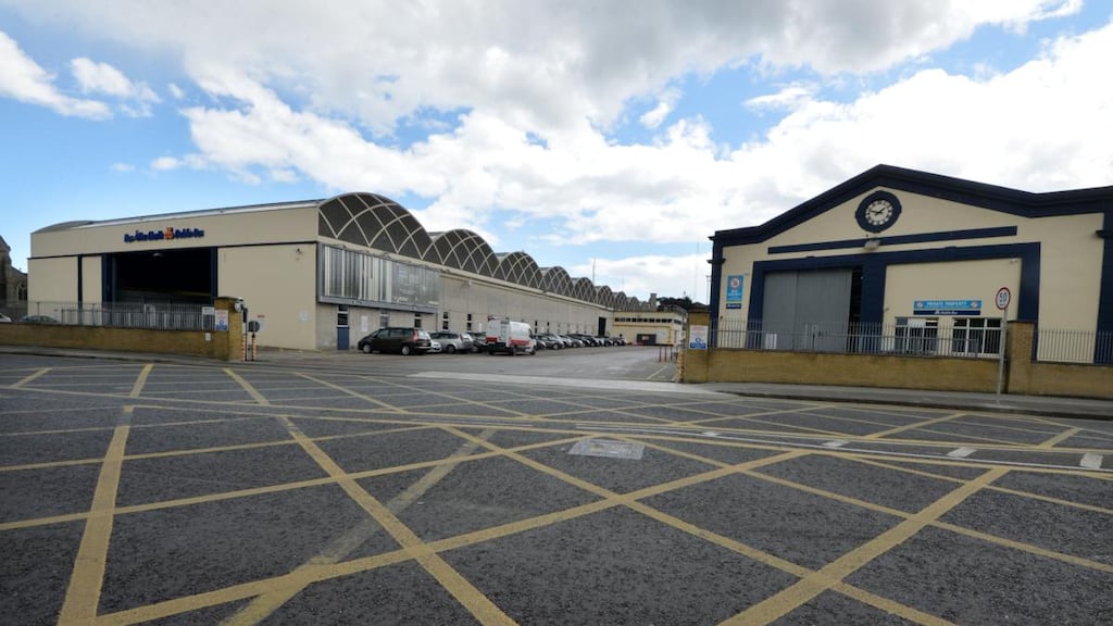Dublin Bus Depot, Donnybrook, Dublin. Photograph: Alan Betson