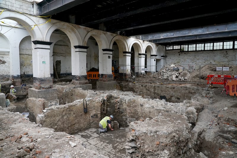 For an article by Olivia Kelly about the excavations on the site where over 100 skeletons were discovered.