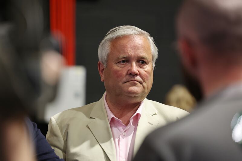 Fianna Fáil Dublin Central candidate John Stephens at the byelection count centre.
Photograph: Alan Betson/The Irish Times