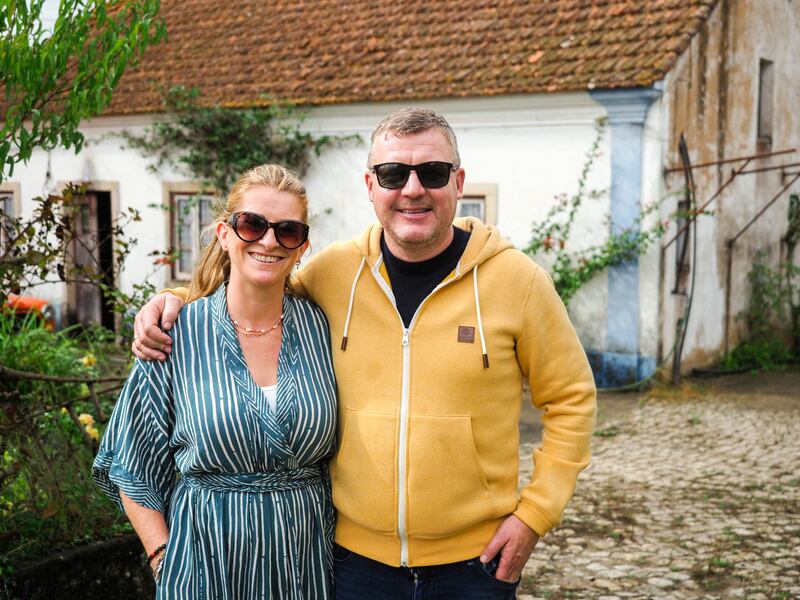 Leonie and Shane who feature on Cheap European Homes. Photograph: RTE