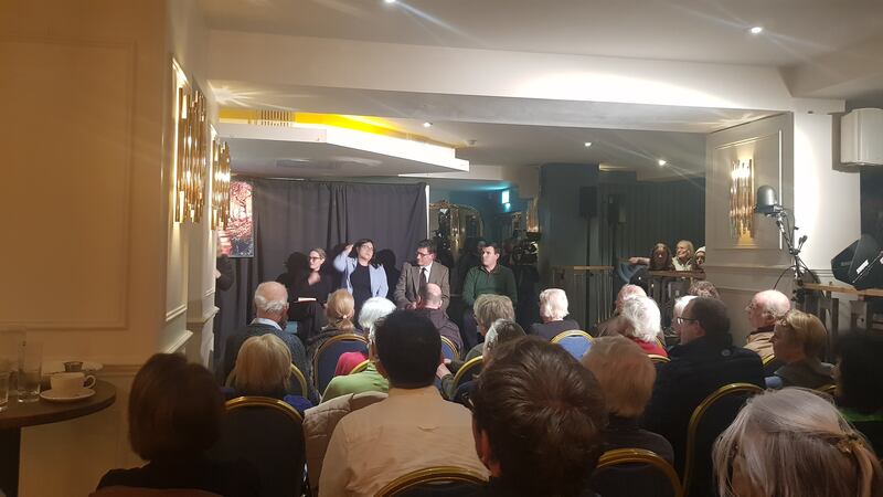 About 100 people attended the meeting in Milltown on Thursday. Photograph: Colin Gleeson