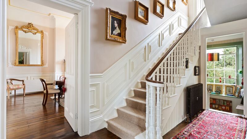 Hallway and stairs.