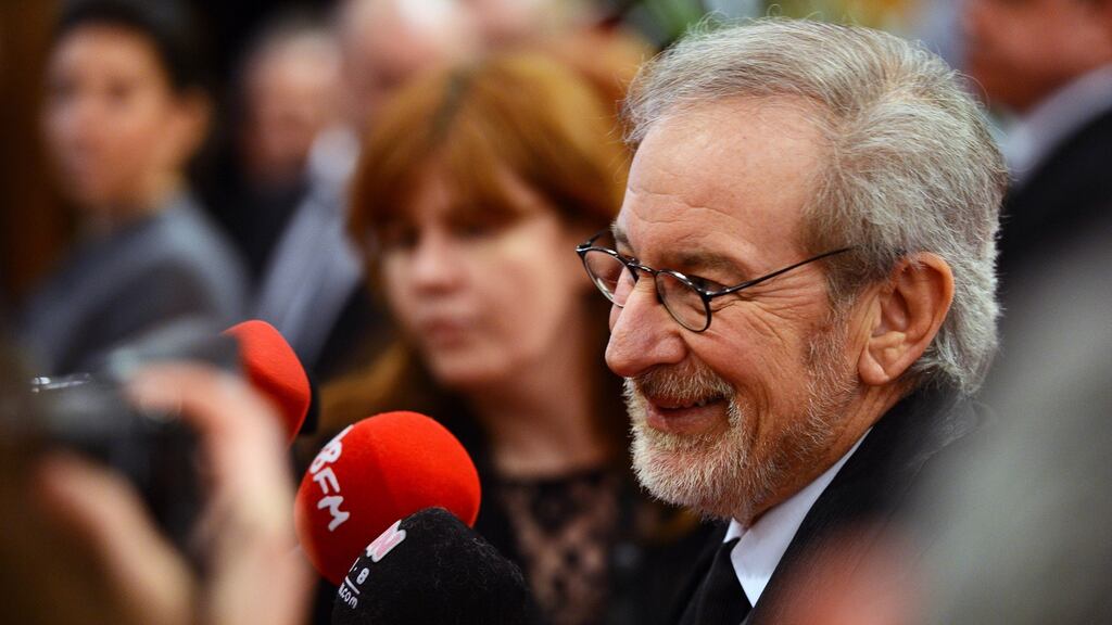 Steven Spielberg at the Savoy Cinema for the Irish premier of Lincoln in January 2013. Photograph: Eric Luke