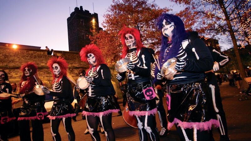 Derry skeletons turn out for the Halloween festival. File photograph: Tourism Ireland