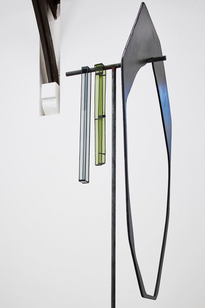 Niamh O’Malley is showing a series of works in metal and glass. Photograph: Ros Kavanagh