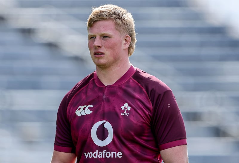 Loosehead prop Paddy McCarthy is in line to make his Ireland debut having only started three games for Leinster. Photograph: Dan Sheridan/Inpho