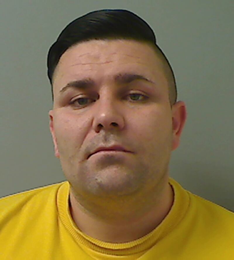 John Scott who has been jailed for a minimum of 19 years at Belfast Crown Court for killing his partner. Natasha Melendez. Photograph: PSNI
