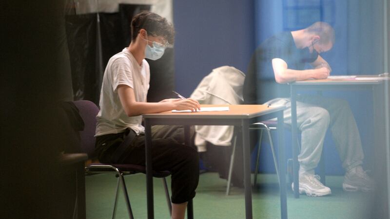 Education and exams were disrupted during the pandemic. Photograph: Alan Betson