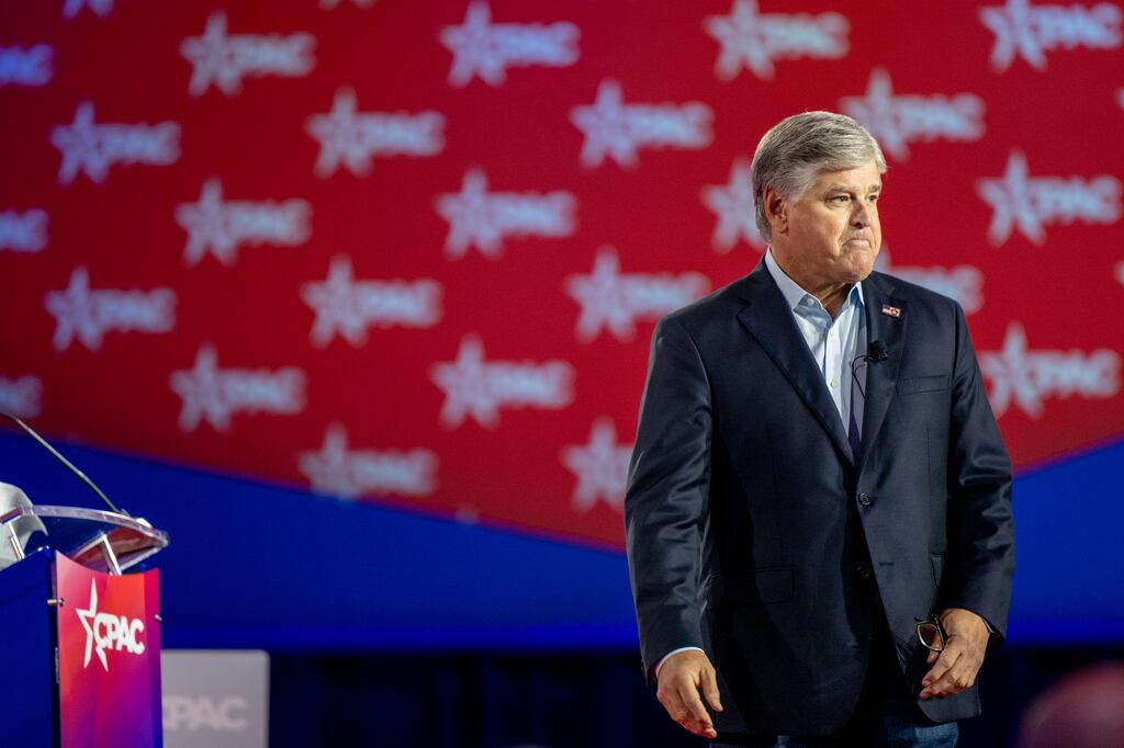 Broadcaster Sean Hannity says the moves by car makers would represent 'a direct hit politically on conservative talk radio in particular'. Photograph: Brandon Bell/Getty