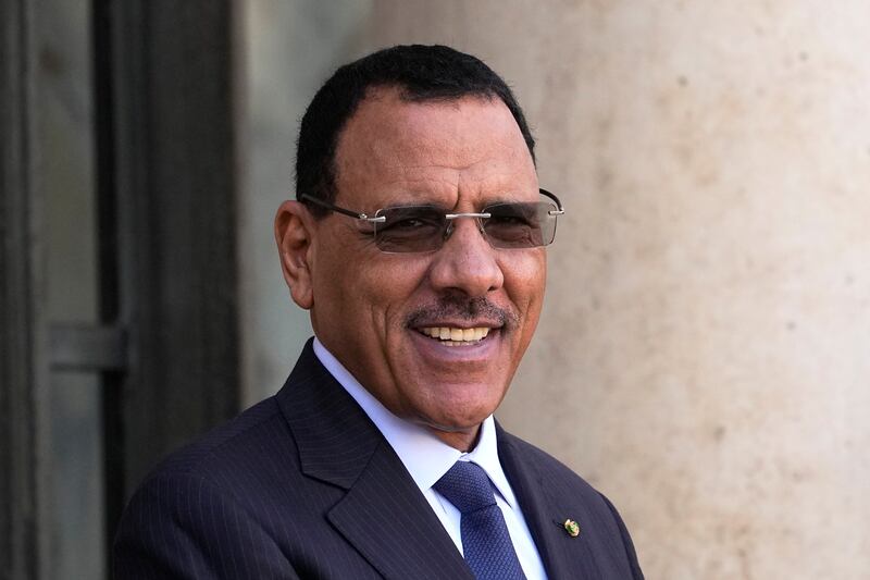 The democratically-elected president Mohamed Bazoum was deposed by the junta in July, Photograph: AP