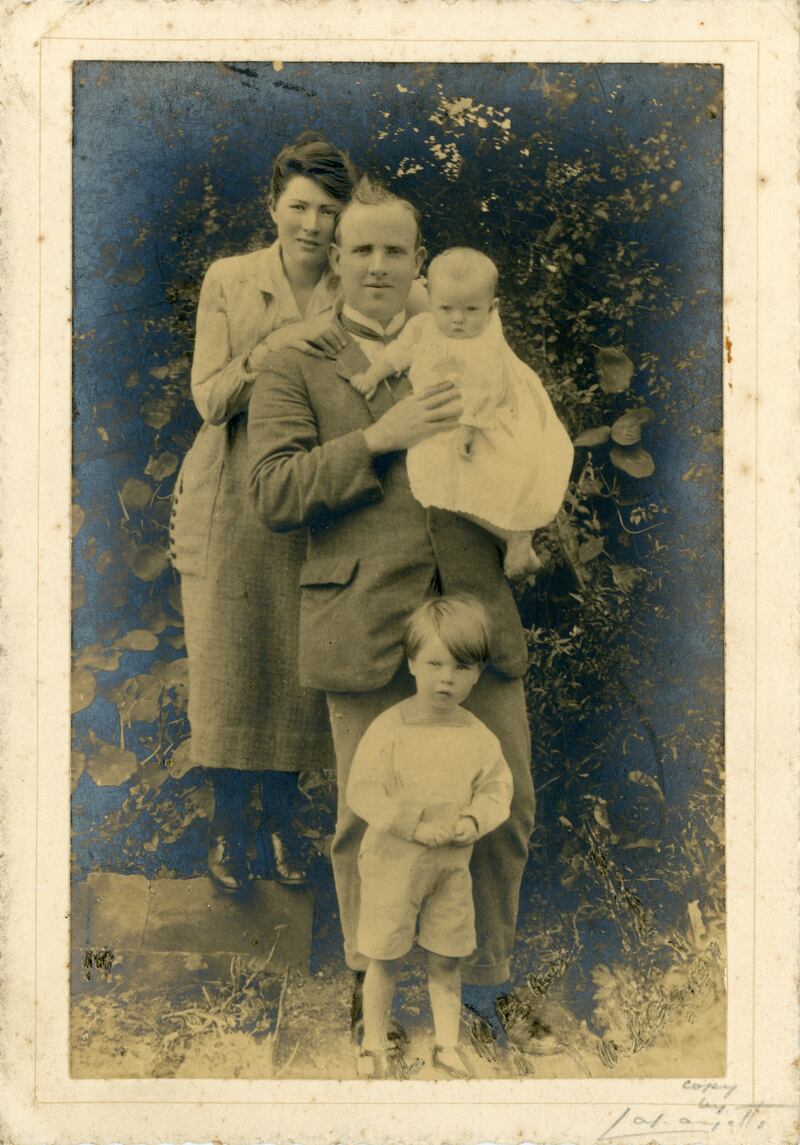 Paddy and Rita Muldoon and two of their children