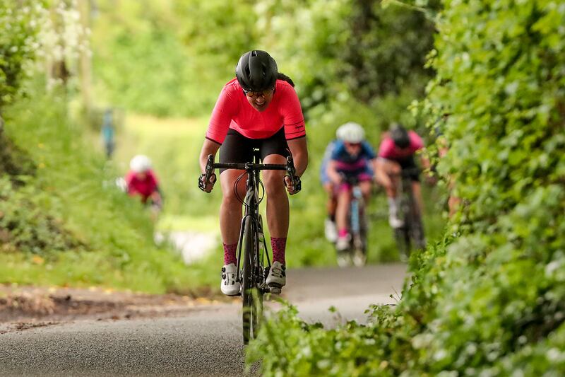 Annalise Murphy in action during the Meath Grand Prix in Dunshaughlin Co Meath. Photograph: Bryan Keane/Inpho 