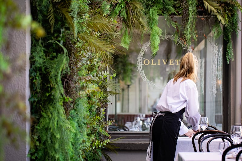 Oliveto has views out across Dún Laoghaire harbour
