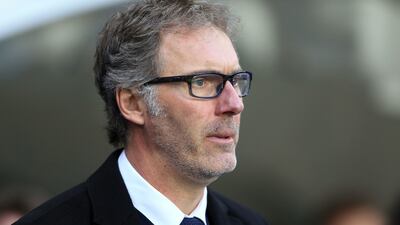 Former United defender Laurent Blanc has been out of work since leaving Paris St-Germain in 2016. Photograph:  Nigel French/PA Wire
