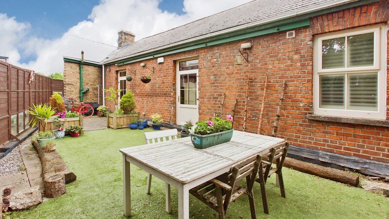 The upstairs garden