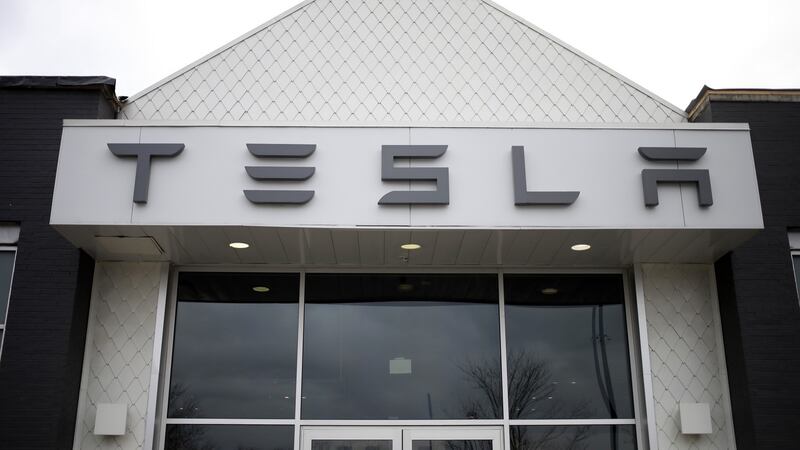 A tesla dealership in Ohio.