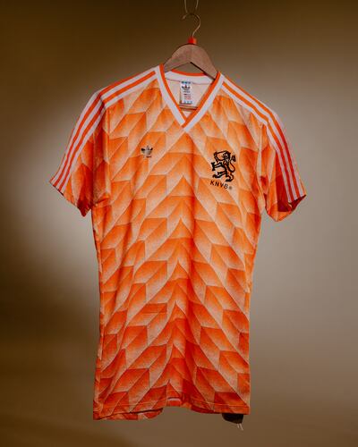 Described as the epitome of vintage soccer jerseys: the  Netherlands European Championship shirt at Classic Football Shirts.  Photograph:Jack Roe/The New York Times