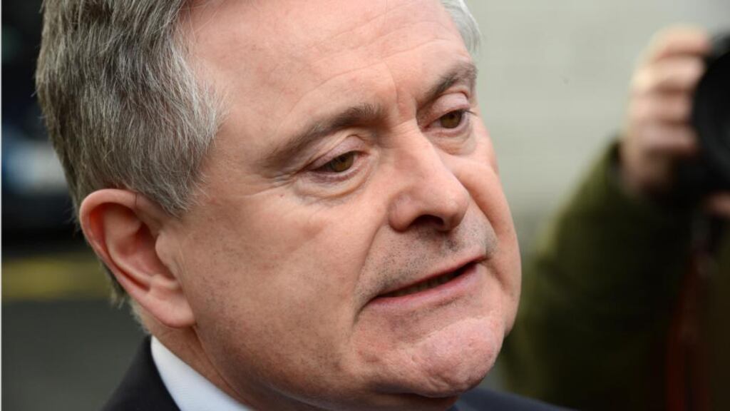 Minister for Public Expenditure and Reform Brendan Howlin: indicated that Labour Party TDs would be prepared to vote in favour of public service pay cuts if necessary. Photographer: Dara Mac Dónaill