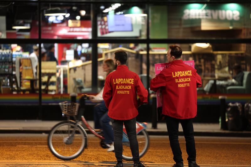 At its peak in 2011, there were around 2,000 people living in the Temple Bar area. Photograph: Dara Mac Dónaill