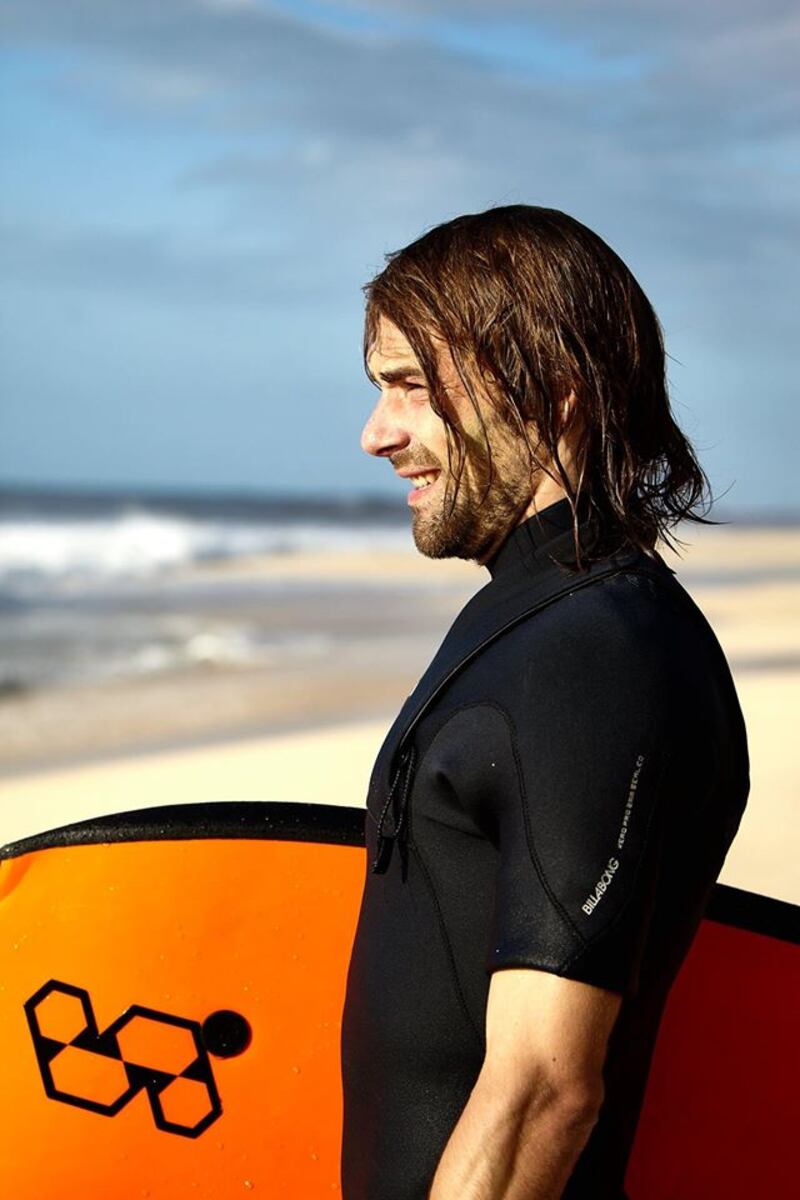 Seamus McGoldrick: 'Surfing is so good for mental health, so good for your connection to nature.' Photograph: Peter Martin