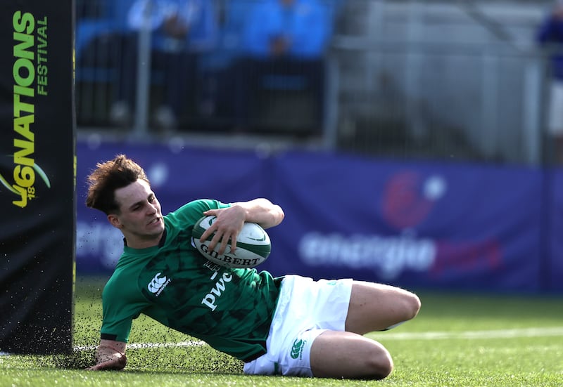 Ireland's Páidí Farrell. Photograph: Bryan Keane/Inpho