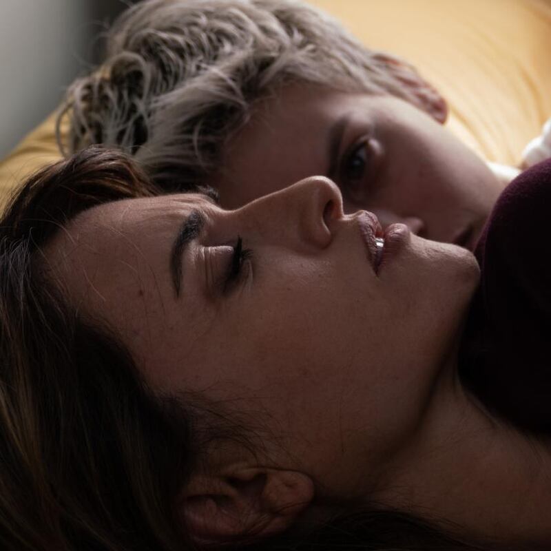 Penélope Cruz and Milena Smit in Parallel Mothers. Photograph: Iglesias Más. Courtesy of Sony Pictures Classics