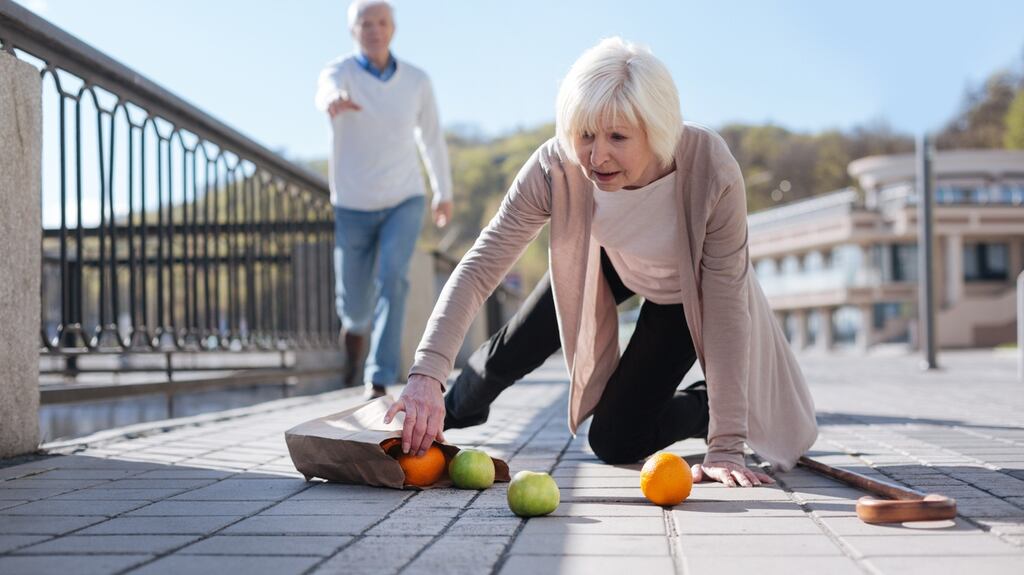 The TCD research “shows that there is a sharp increase in the prevalence of falls in women during midlife”. File photograph: Getty Images