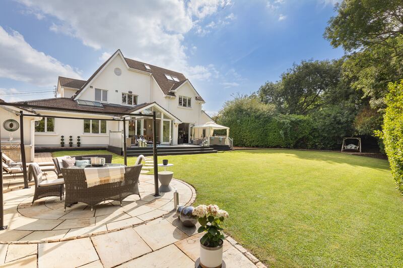 Back garden with patio