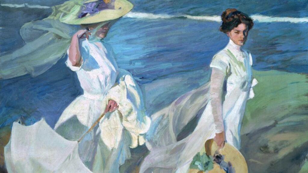 A detail from Walk on the Beach (1909) by Joaquín Sorolla. Courtesy of the Sorolla Musuem